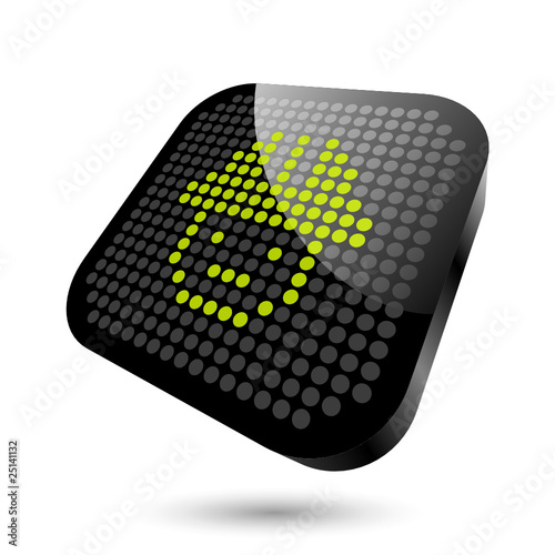 bau arbeiter zeichen symbol button