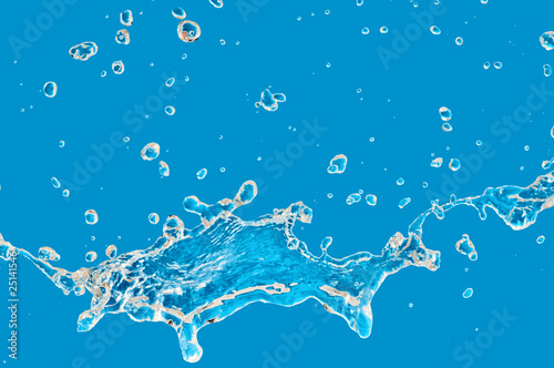 tropical splashing water