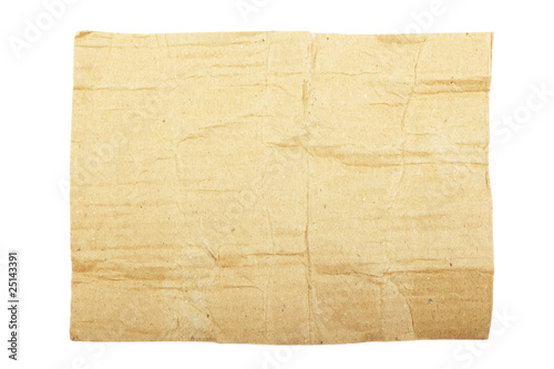 Wallpaper Mural Torn cardboard isolated on white background. Torontodigital.ca