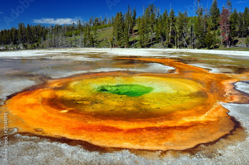 Chromatic Spring. Yellowstone National Park