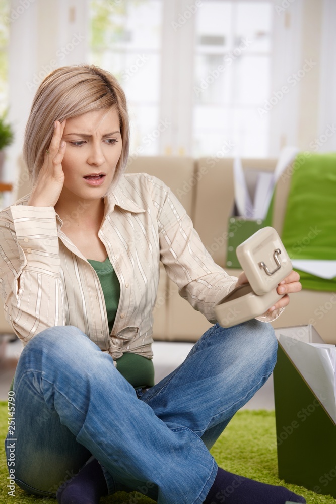 Obraz premium Woman with problems
