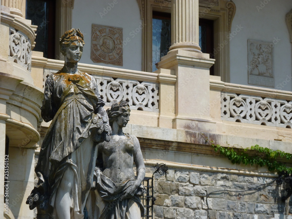 Obraz premium statuette by Peles Castle14
