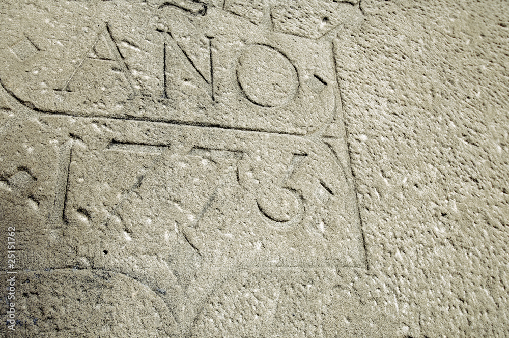 1773 inscription