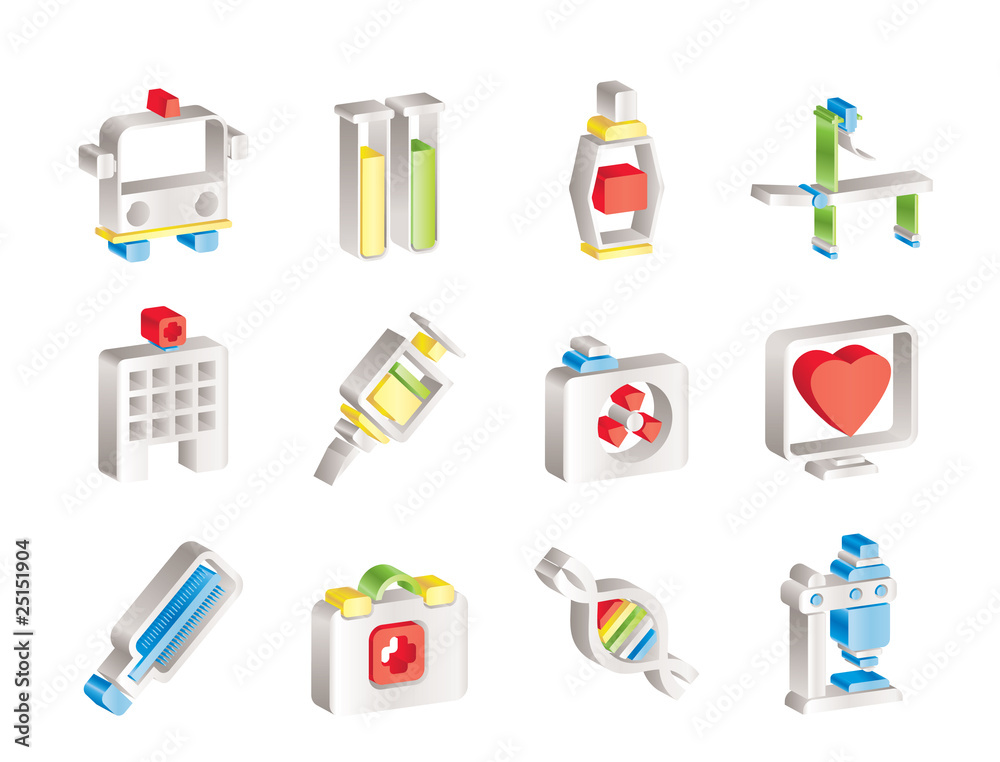 Medicine and healthcare icons - vector icon set Medicine and healthcare icons - vector icon set