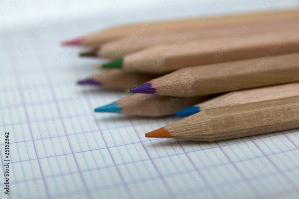 Obraz premium crayons de couleur écologiques