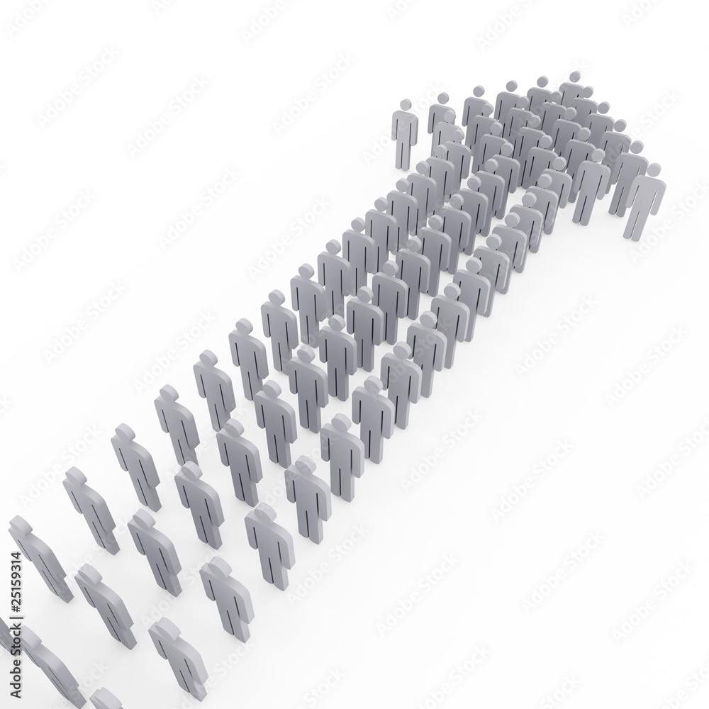 Fototapeta premium Conceptual image of teamwork