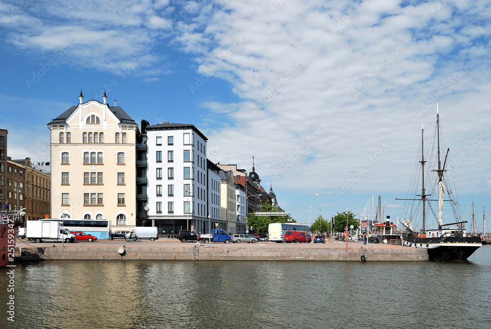 Obraz premium Helsinki, North Quay