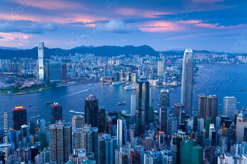 Hongkong Sonnenuntergang