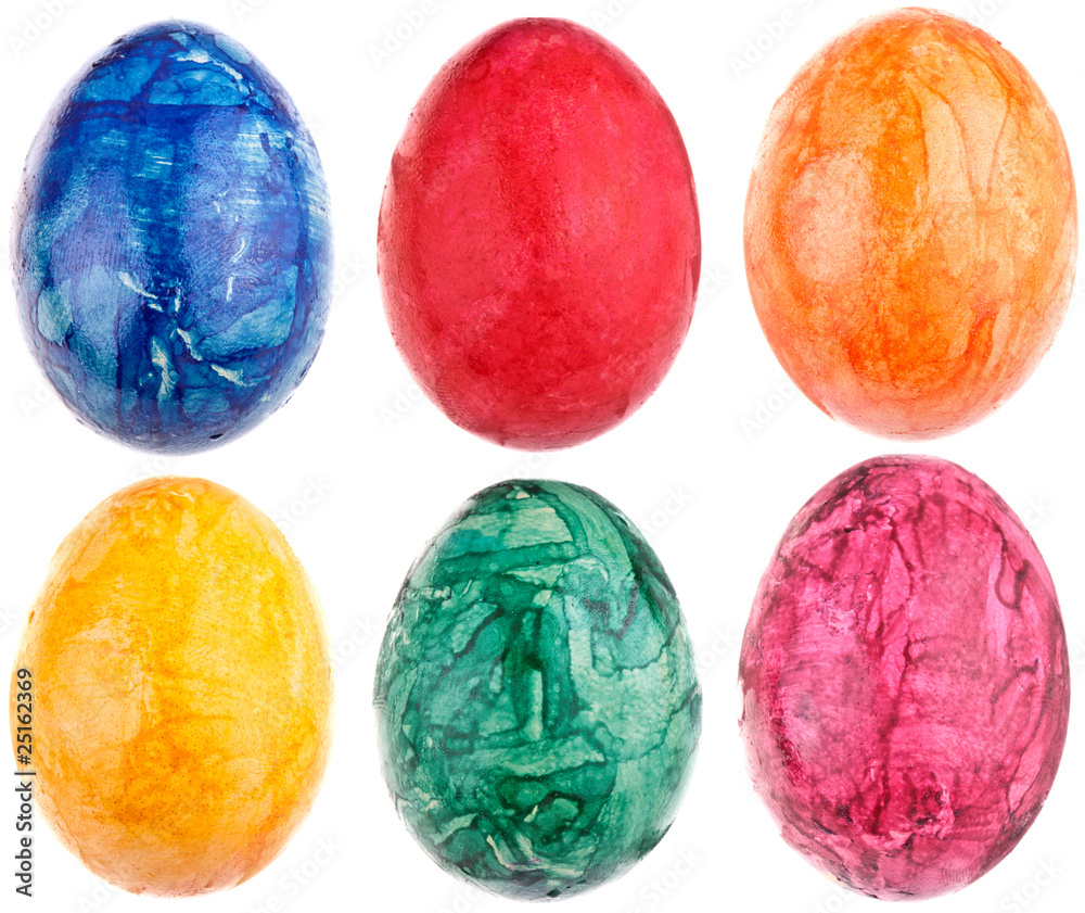 Colorful easter eggs Colorful easter eggs