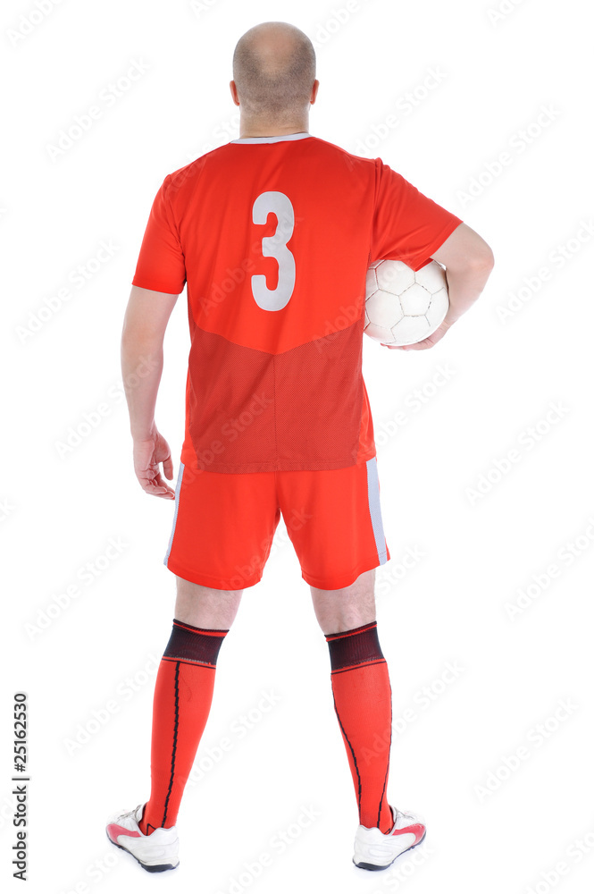 Football player with the ball Football player with the ball