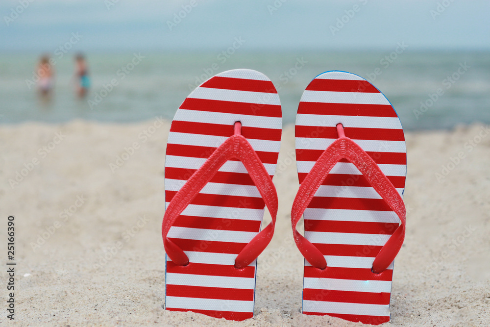 Naklejka premium Flip Flop