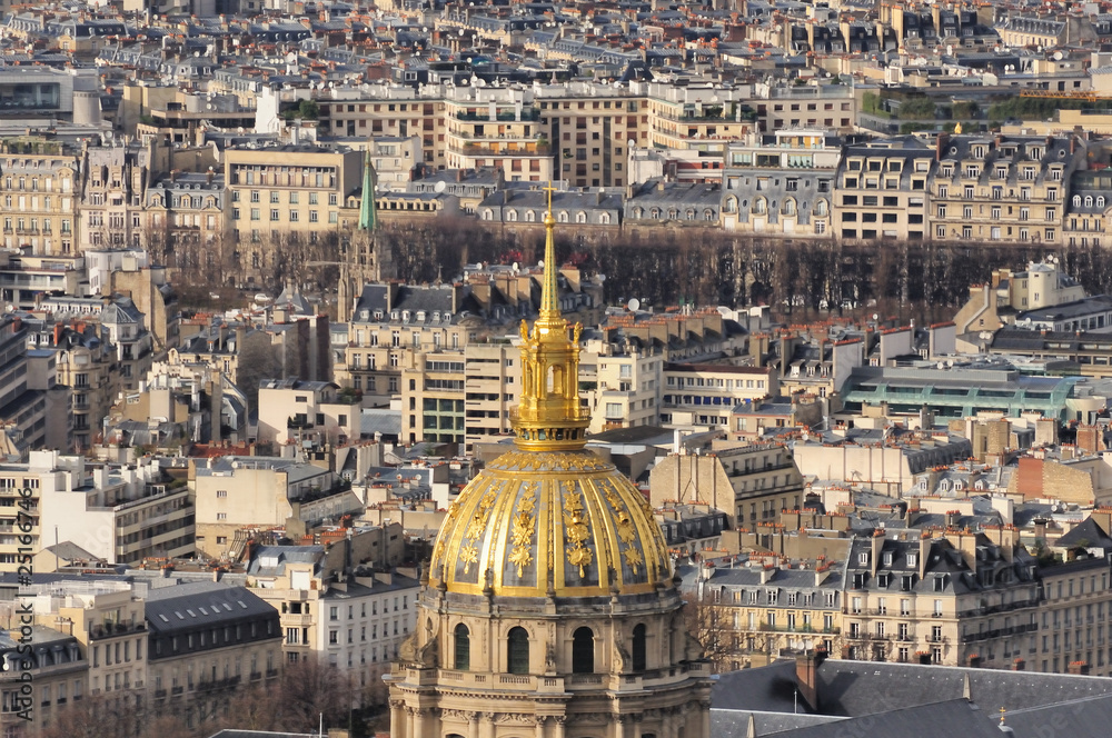 Paris Skyline with Hôtel des Invalides
