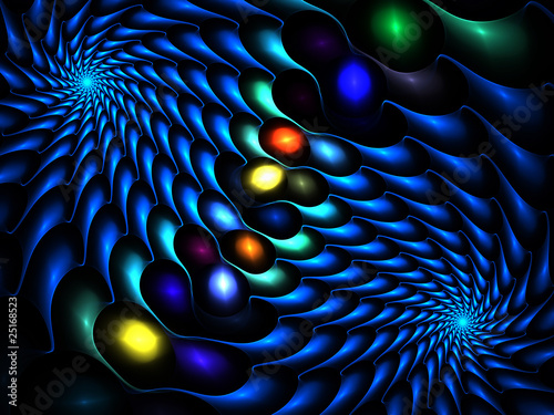 Multicolor abstract shapes