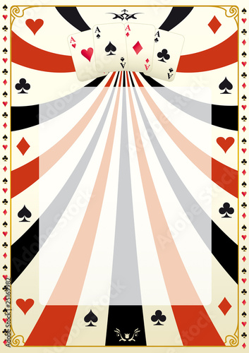 Vintage poker background