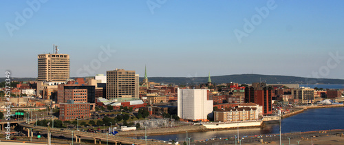 City panorama of Saint John, New Brunswick photo