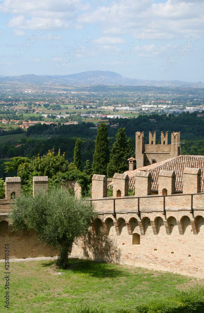 Panorama dal Castello di Gradara