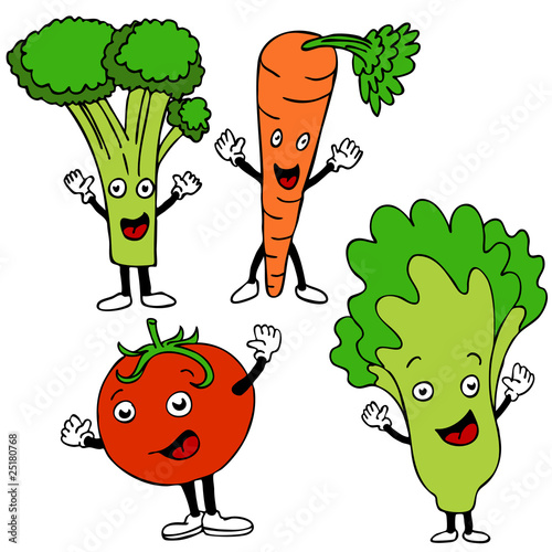 Food Cartoon Characters