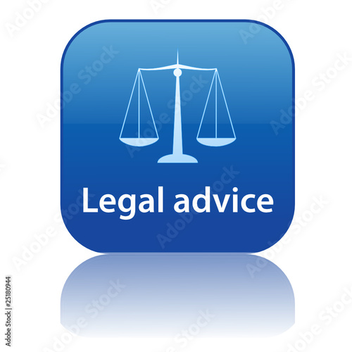 LEGAL ADVICE Web Button (scales of justice trial law tribunal)