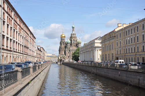 Вид на Храм Воскресения Христова (Спас-на-крови)