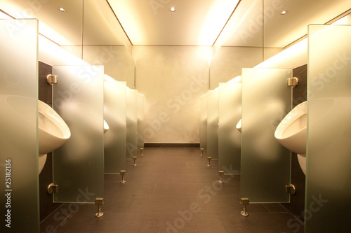 Modern mens club bathroom