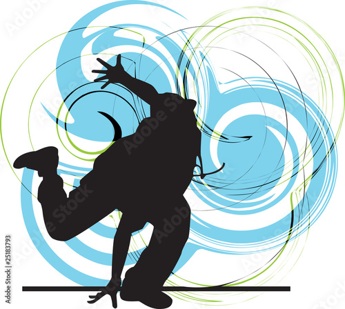 Breakdancer illustration