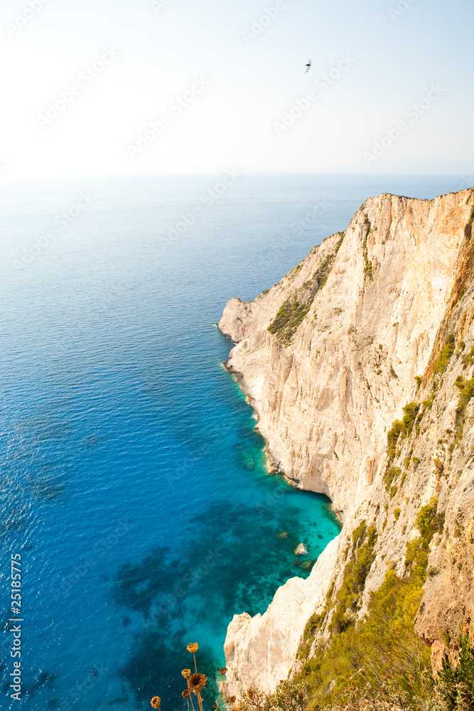 Beautiful coastline in Greece