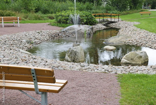 Swedish village resting place photo