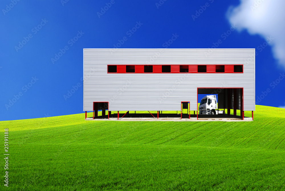 Fototapeta premium Usine rurale