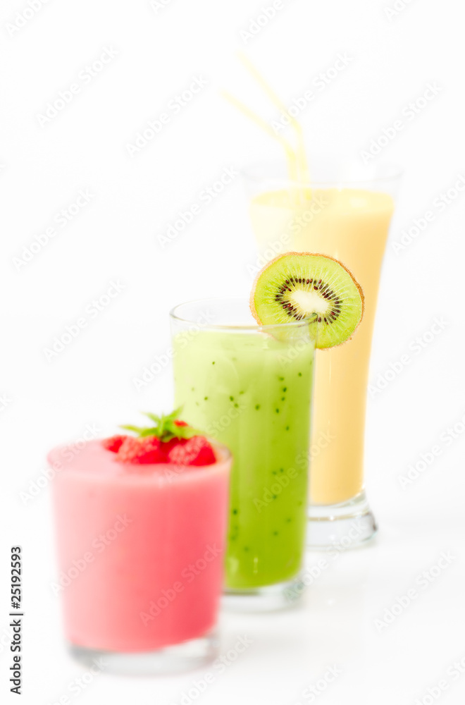 Row Of Smoothies Row Of Smoothies