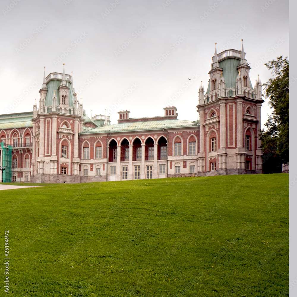Tsaritsino palace in Moscow, Russia