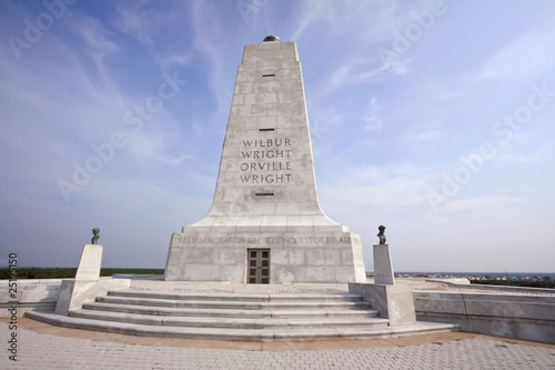Wright Brothers monument at Kitty Hawk, North Carolina