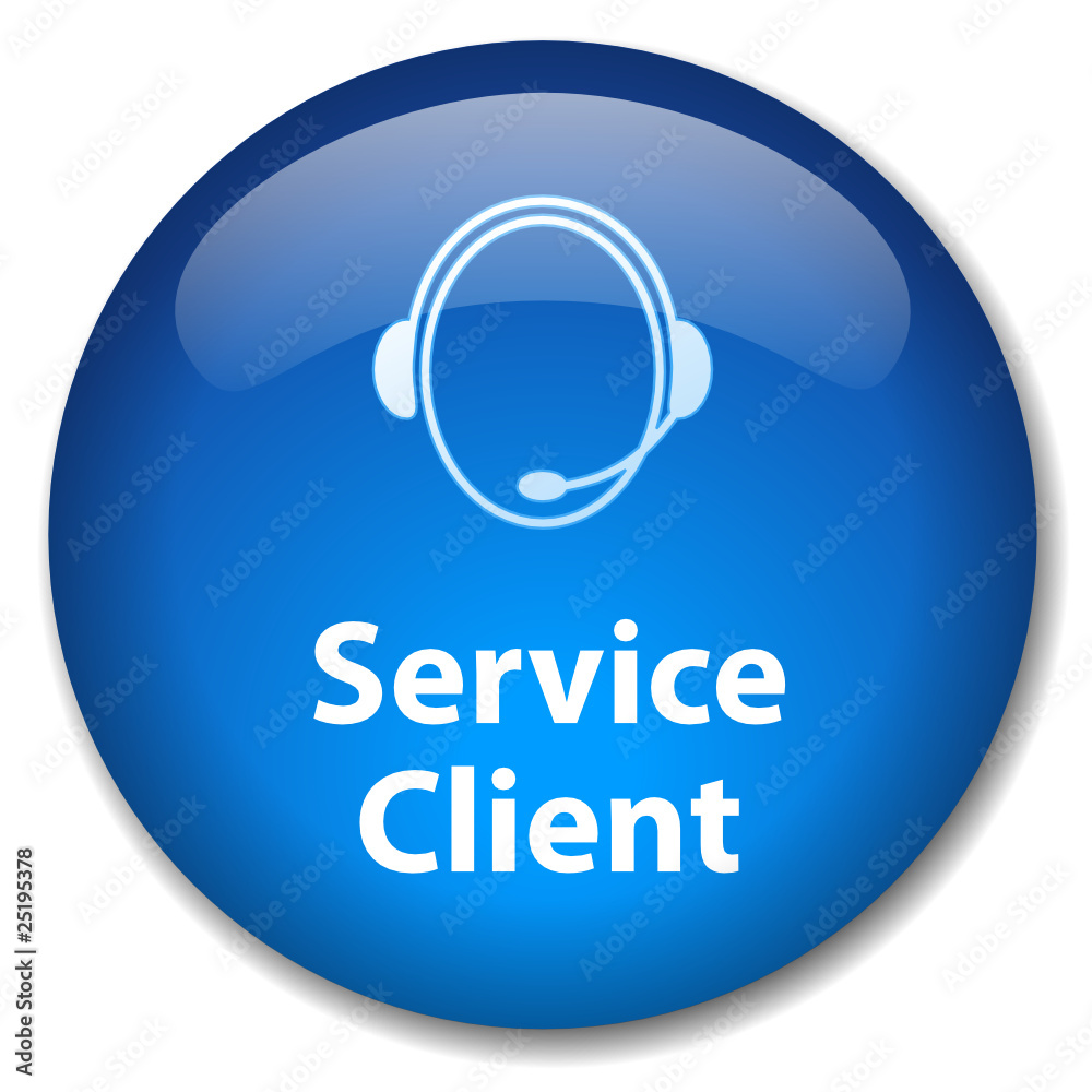 Bouton Client Image Vecteur Stock Bouton Web SERVICE CLIENT (clients accueil aide contact ...