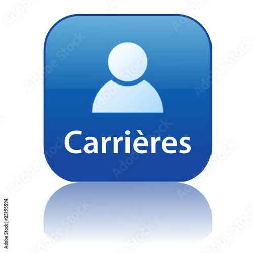 Bouton Web CARRIERES (recherche emploi recrutement job travail)