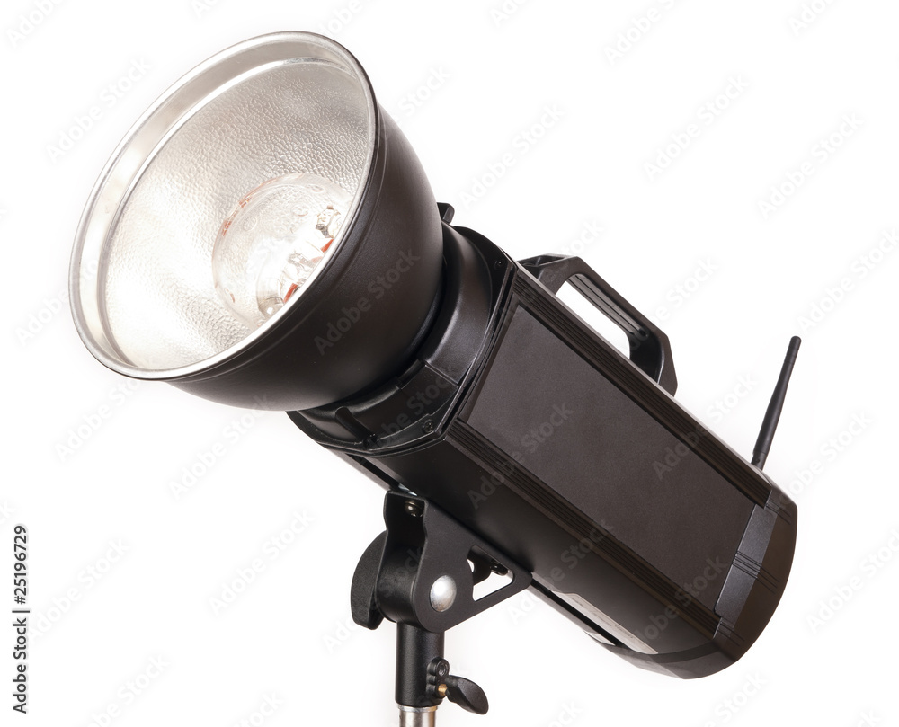Strobe with white background Strobe with white background