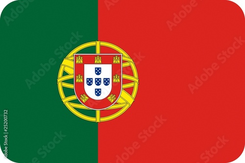 Drapeau-Portugal-Coins-Arrondis photo