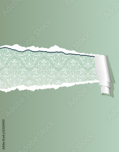 torn green
