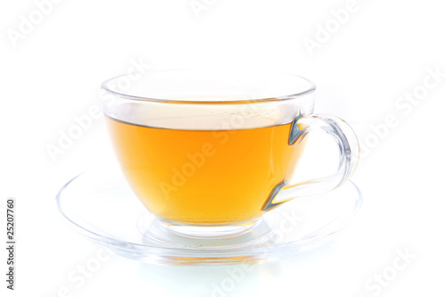 transparent tea cup