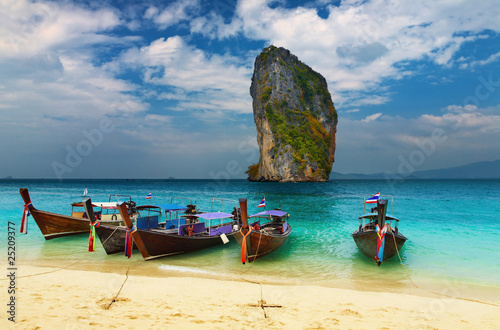 Tropical beach  Thailand