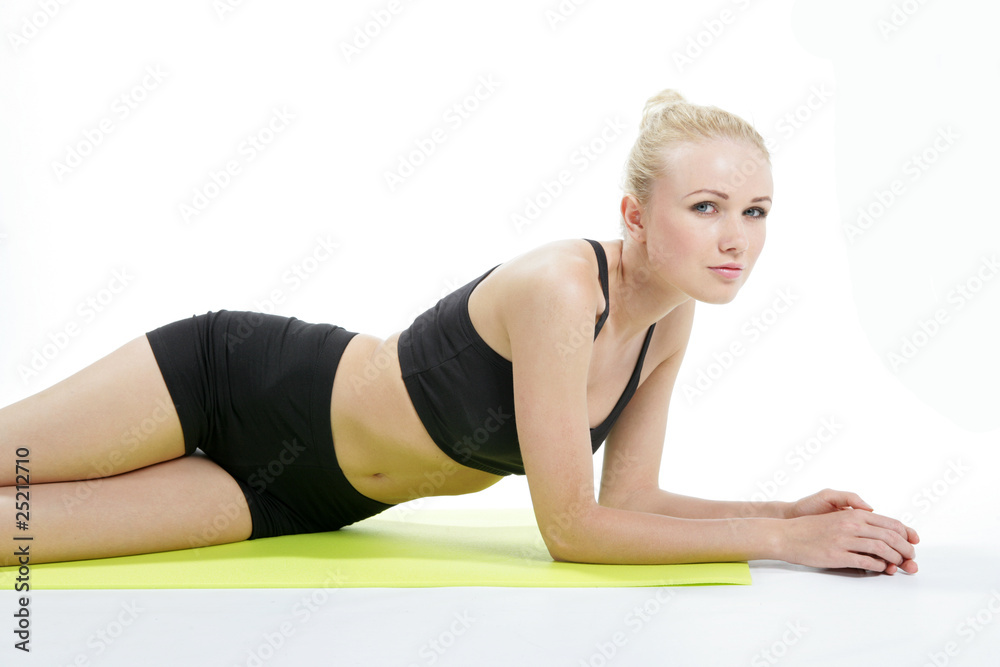 Fitness N&B tapis vert Fitness N&B tapis vert