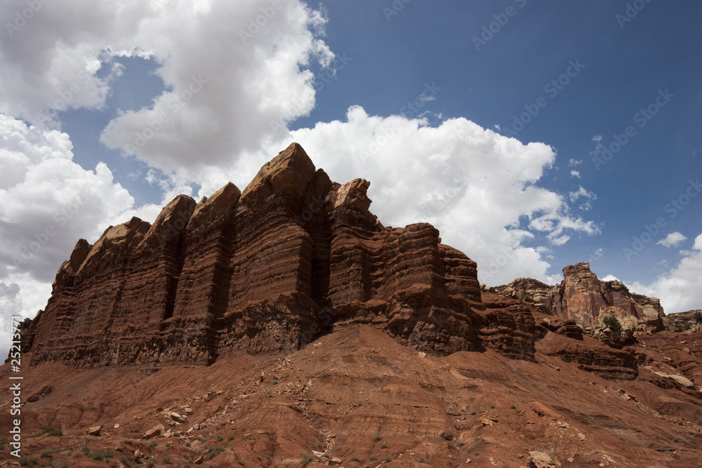 The Egyptian Temple in Capitol Reef National Park