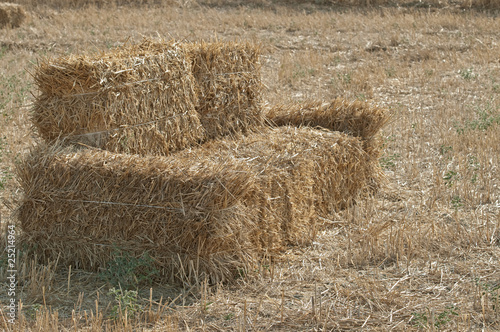 divano di paglia photo