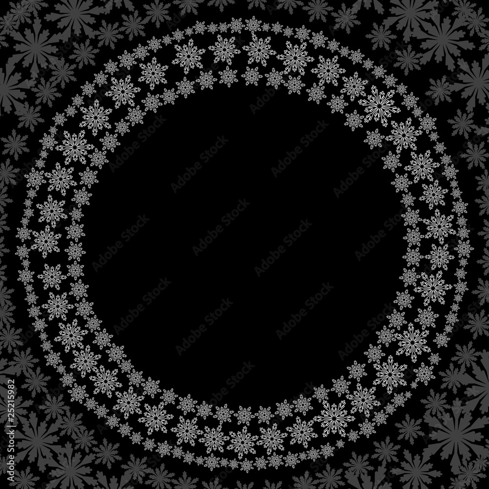Abstract background with snowflakes. Vector Abstract background with snowflakes. Vector