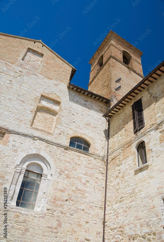 St. Bartolomeo Church. Montefalco. Umbria.