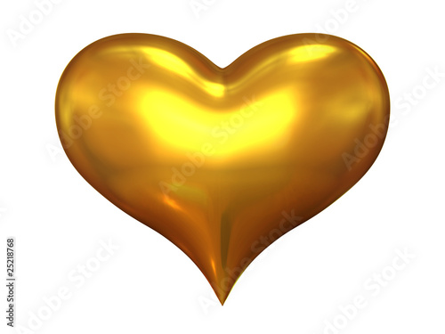 Gold heart