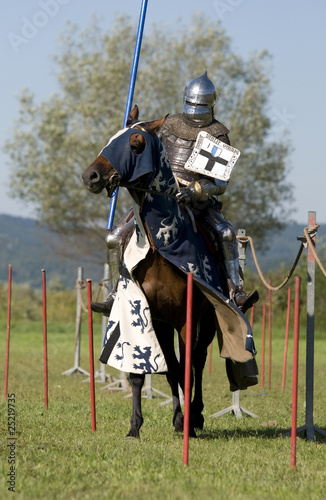 armored crusader knight