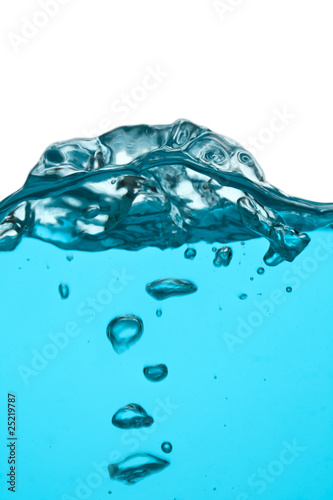 blaue Bubbles