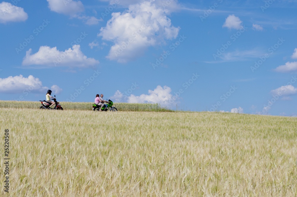 Obraz premium Slow Biking