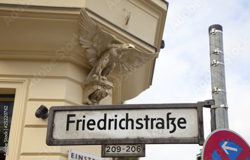 Friedrichstrasse Signpost - Berlin