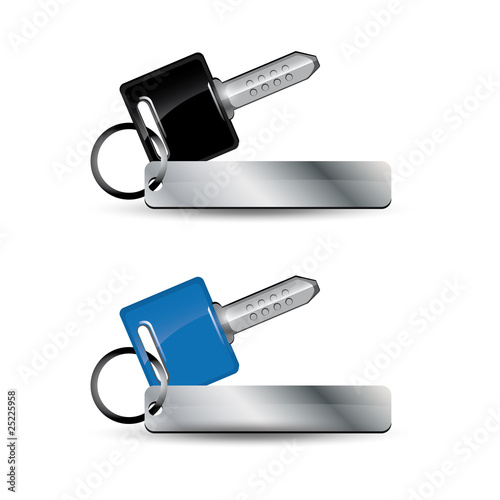 clé et porte clés