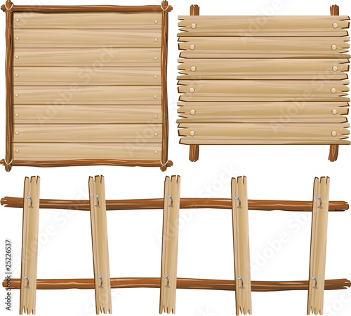 Pannelli e Cornici di Legno-Wood Panels and Frames-Vector photo